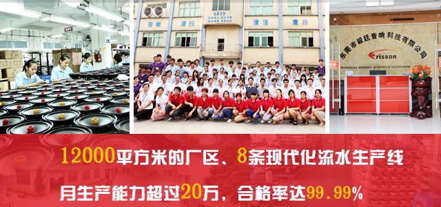 12000平方米厂区，8条现代化流水生产线